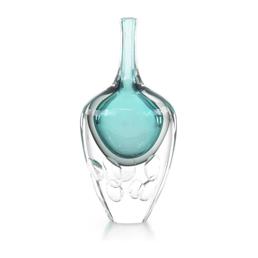 John Richard Decor Azure Art Glass Vase