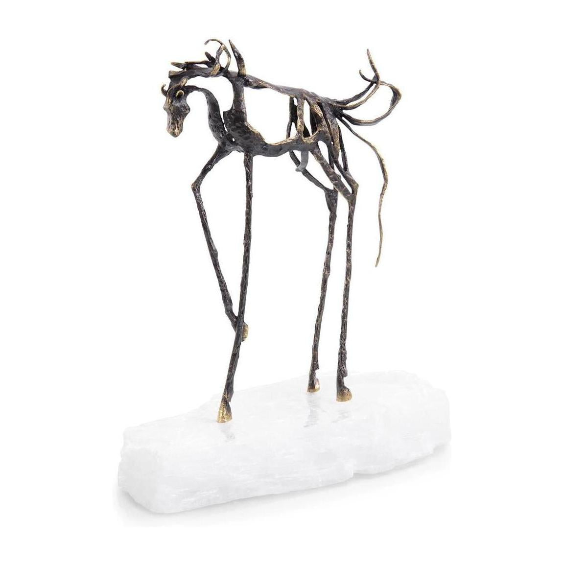 John Richard Sculptural Horse on Selenite