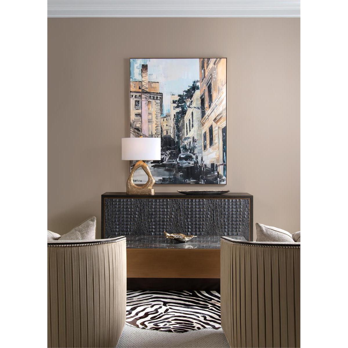 John Richard Set of Two Moon Rock Trays