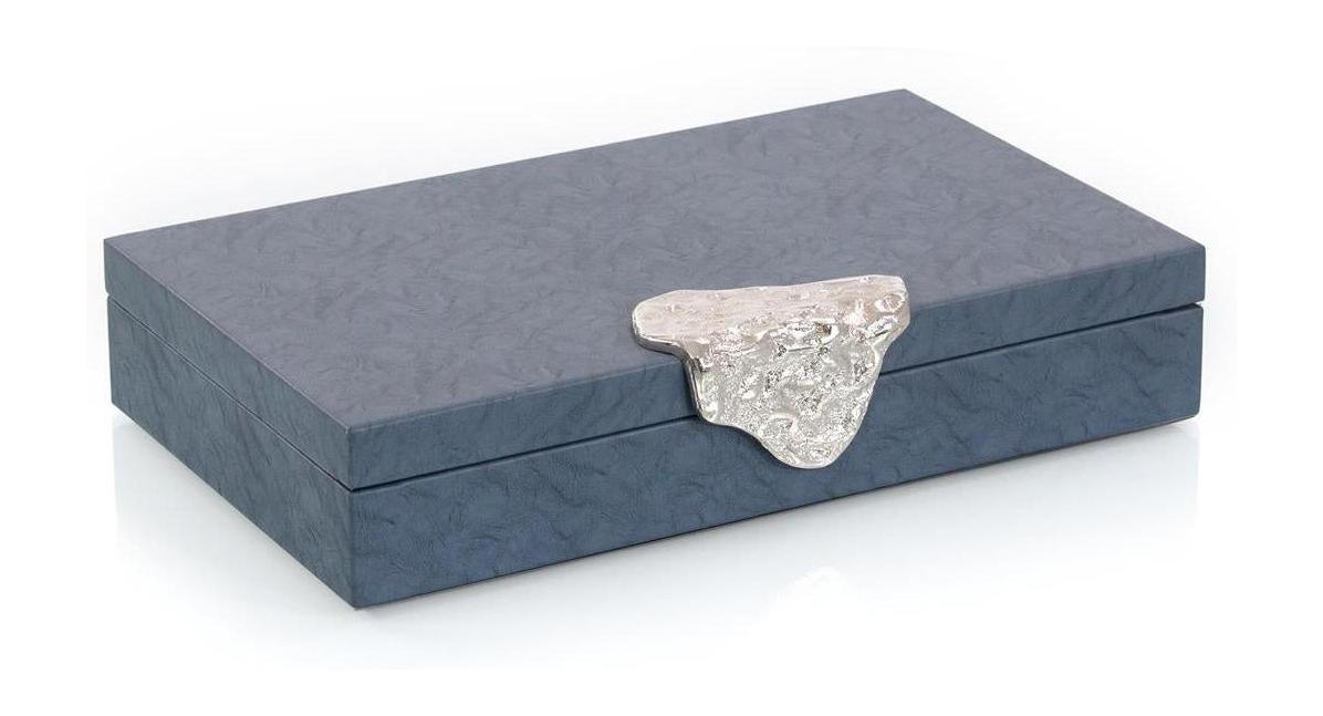 John Richard Decor Gypsy Blue Leather Box I