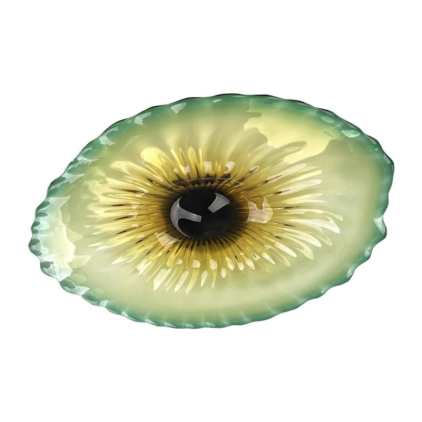 John Richard Eye of the Tiger Handblown Glass Bowl