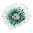 John Richard Emerald Green Handblown Glass Bowl