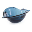 John Richard Decor Handblown Abstract Sapphire Glass Bowl II