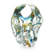 John Richard Azure Blue And Yellow Handblown Glass Sculpture I