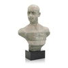 John Richard Two-Tone Gray Bust Sculpture