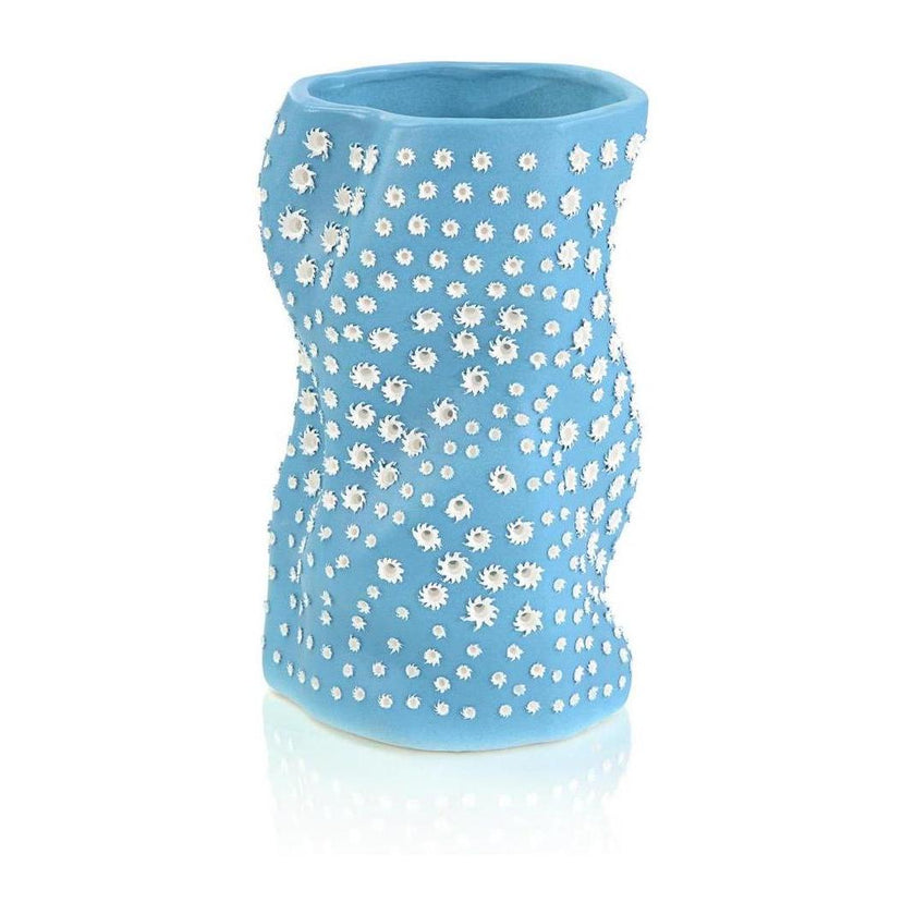 John Richard Decor Teal Blue Porcelain Vase 14041