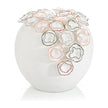 John Richard Decor Pearl White Oval Porcelain Sculpture