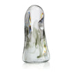 John Richard Swirls Of Gray Handblown Glass Sculpture I