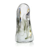John Richard Swirls Of Gray Handblown Glass Sculpture I