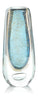 John Richard Decor Gold Flecked Blue Handblown Glass Vase I