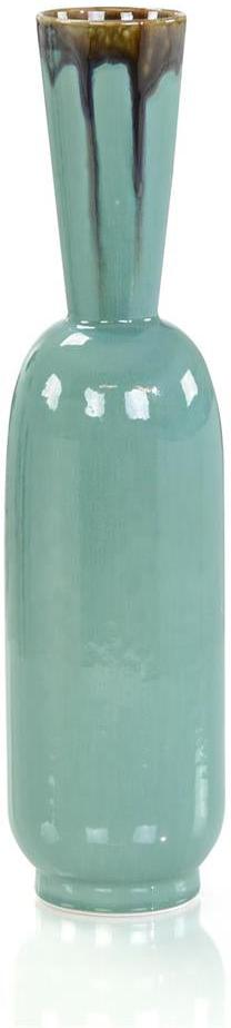 John Richard Decor Seafoam Green Trickle Vase II