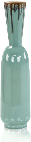 John Richard Decor Seafoam Green Trickle Vase I
