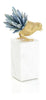 John Richard Decor Brass Bird and Kyanite Sculpture I