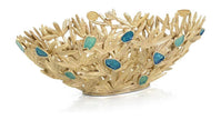 John Richard Decor Embellished Frond Bowl