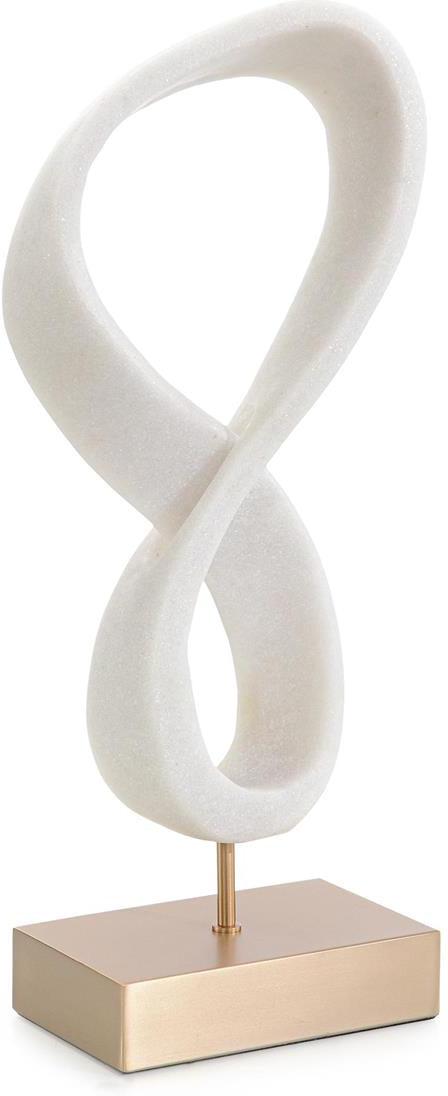 John Richard Decor Perpetual Loop Sculpture on Brass Base