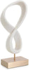 John Richard Decor Perpetual Loop Sculpture on Brass Base