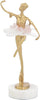 John Richard Decor Selenite Ballet Sculpture on Marble Base III