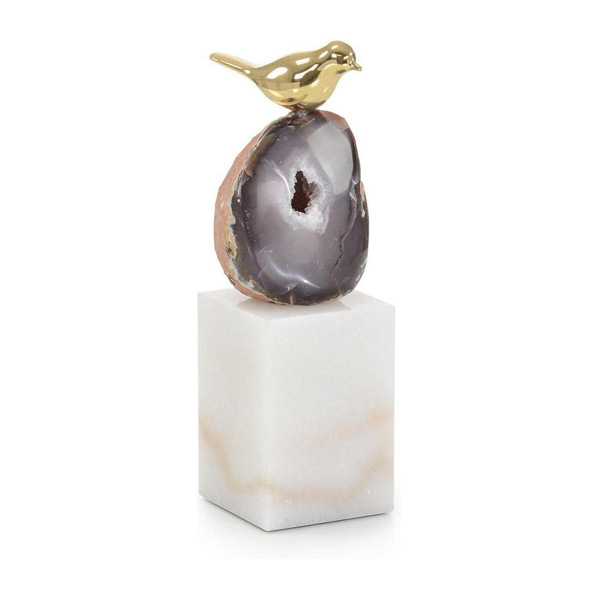 John Richard Decor Agate Roost Sculpture on Marble Base