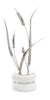 John Richard Decor Cattails Sculpture on Marble, Large