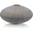 John Richard Decor Pinstripe Disc Vase