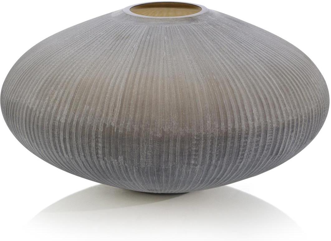 John Richard Decor Pinstripe Disc Vase