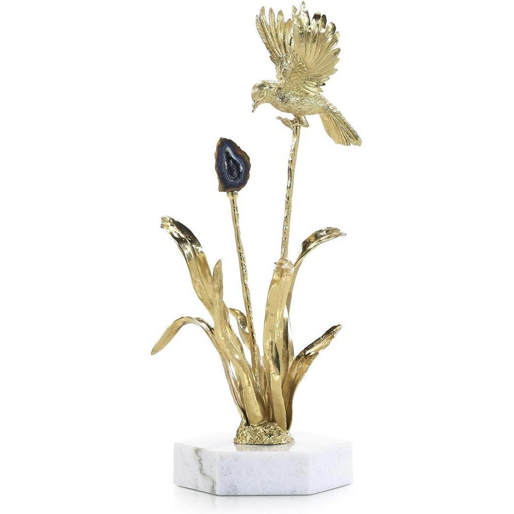 John Richard Decor Stone Garden Sculpture on Marble Base II