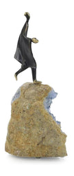 John Richard Decor Cloaked Figure Sculpture on Kyanite I