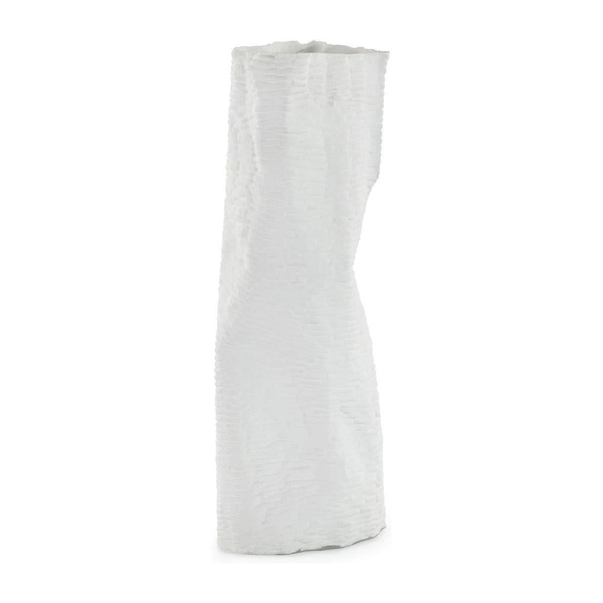 John Richard Decor Creased Porcelain Vase