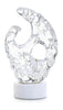 John Richard Decor Glacial Wisp Sculpture on Marble Base