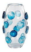 John Richard Decor Cerulean Spots Vase