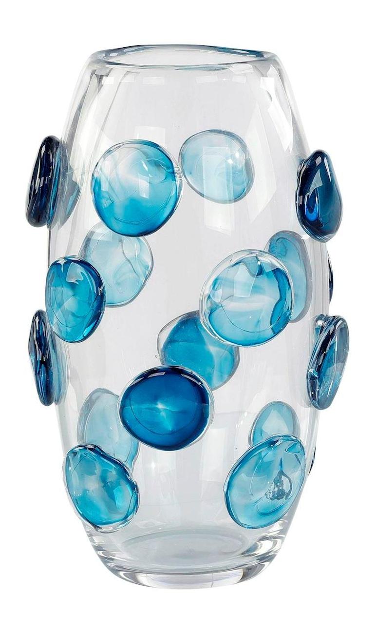 John Richard Decor Cerulean Spots Vase