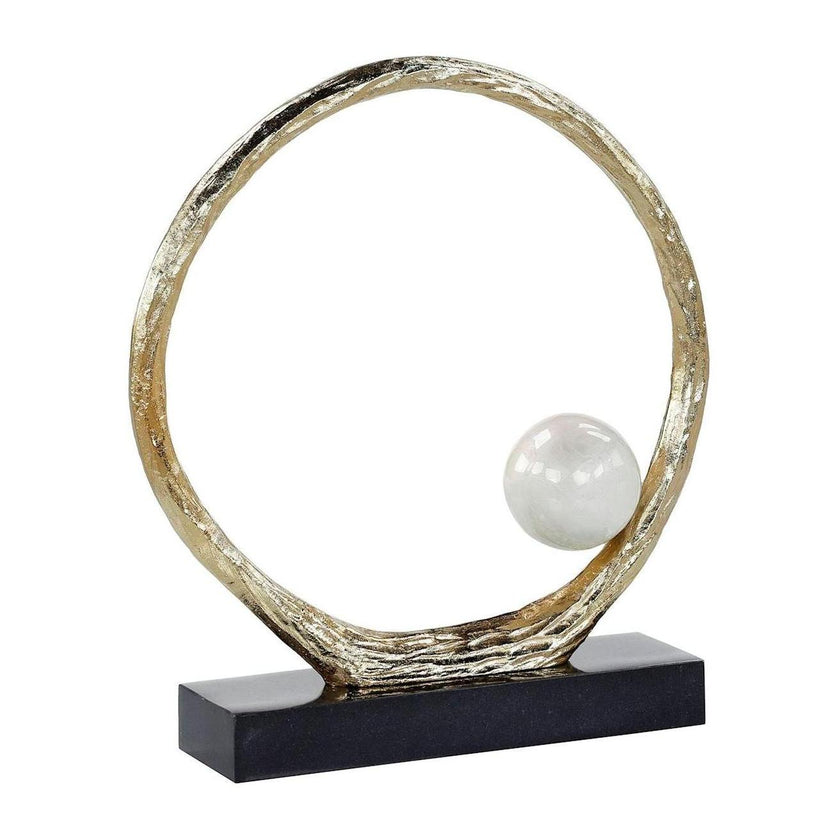 John Richard Decor Anello di Perle Sculpture on Iron Base