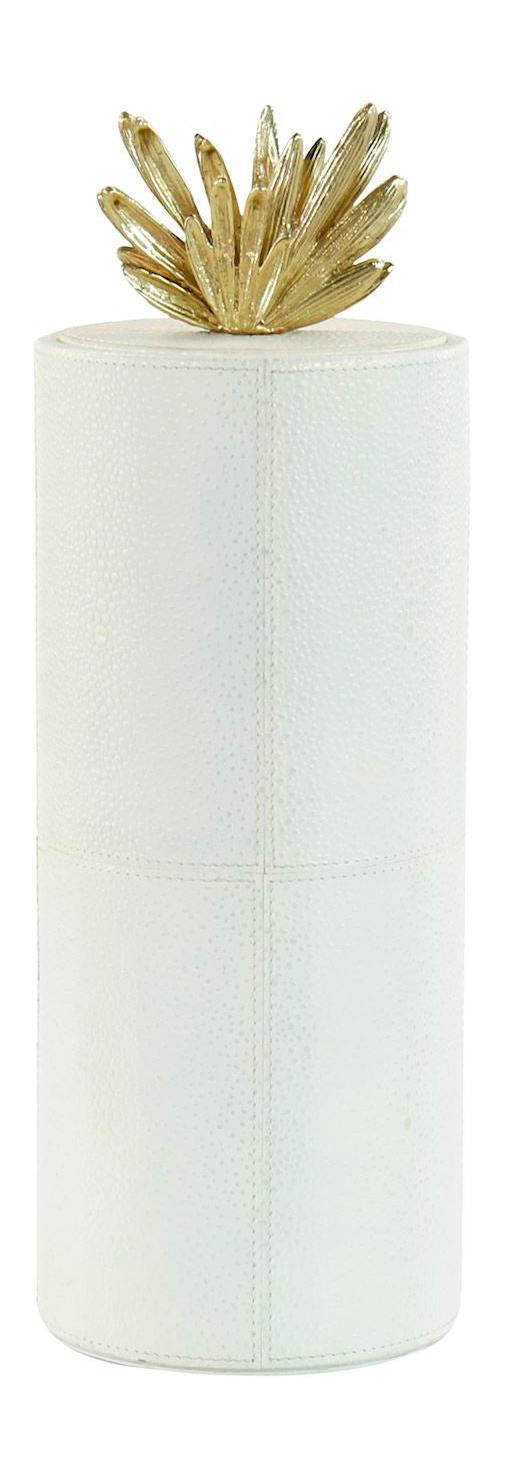 John Richard Decor Bianca Cylinder Box