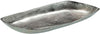 John Richard Decor Scooped Metal Tray, Silver