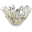 John Richard Decor Plume Bowl, Brass and Nickel