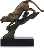 John Richard Decor Perched Predator Sculpture on Marble Base