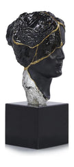 John Richard Decor Fragmented Bust on Marble Base