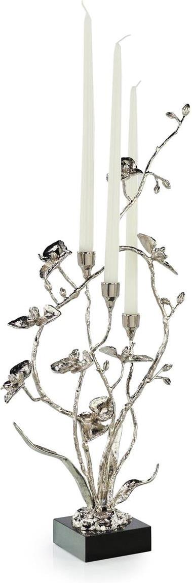 John Richard Decor Orchids in Bloom Candleholder