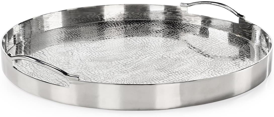 John Richard Decor Silver Serpent Tray