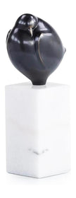 John Richard Decor Bronzed Bird Sculpture on Marble Base