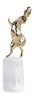 John Richard Decor Dancing Bunny Sculpture on Selenite
