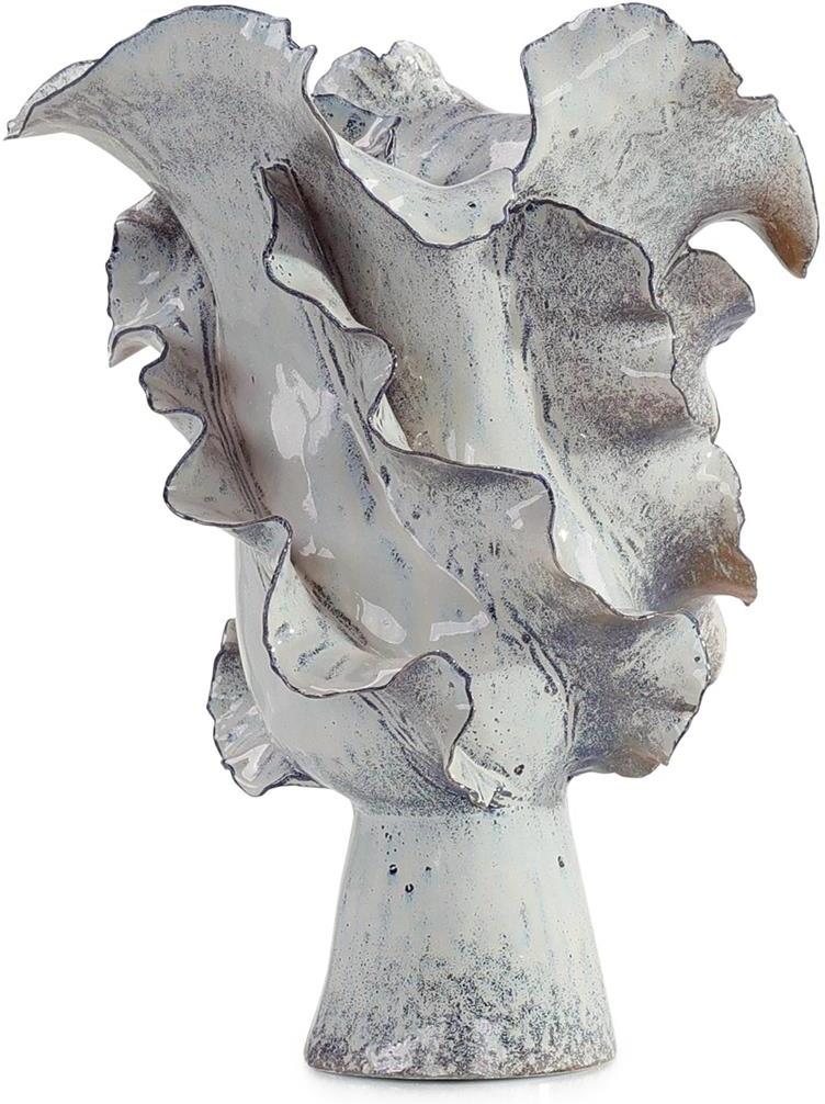 John Richard Decor Waved Porcelain Vase