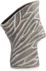 John Richard Decor Porcelain Mesh Vase, Silver