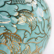 John Richard Decor Turquoise Florals Vase