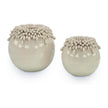 John Richard Decor Brigid Vases Set of 2 - White