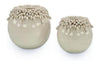 John Richard Decor Brigid Vases Set of 2 - White