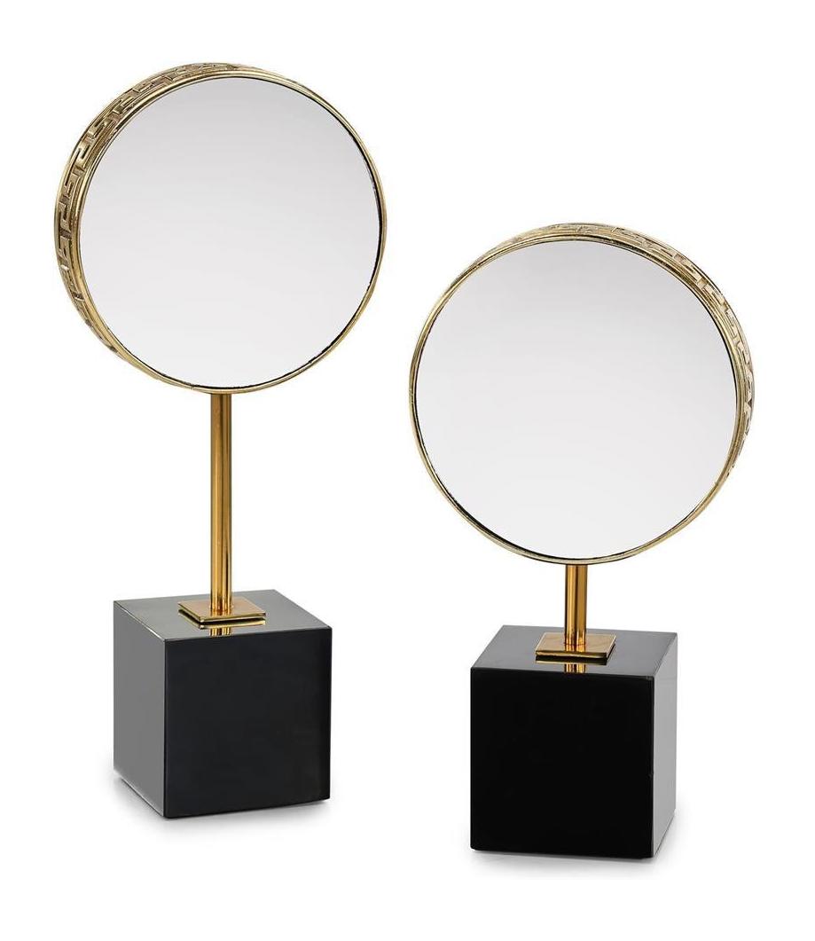 John Richard Hellenic Mirror Sculptures, Set of 2