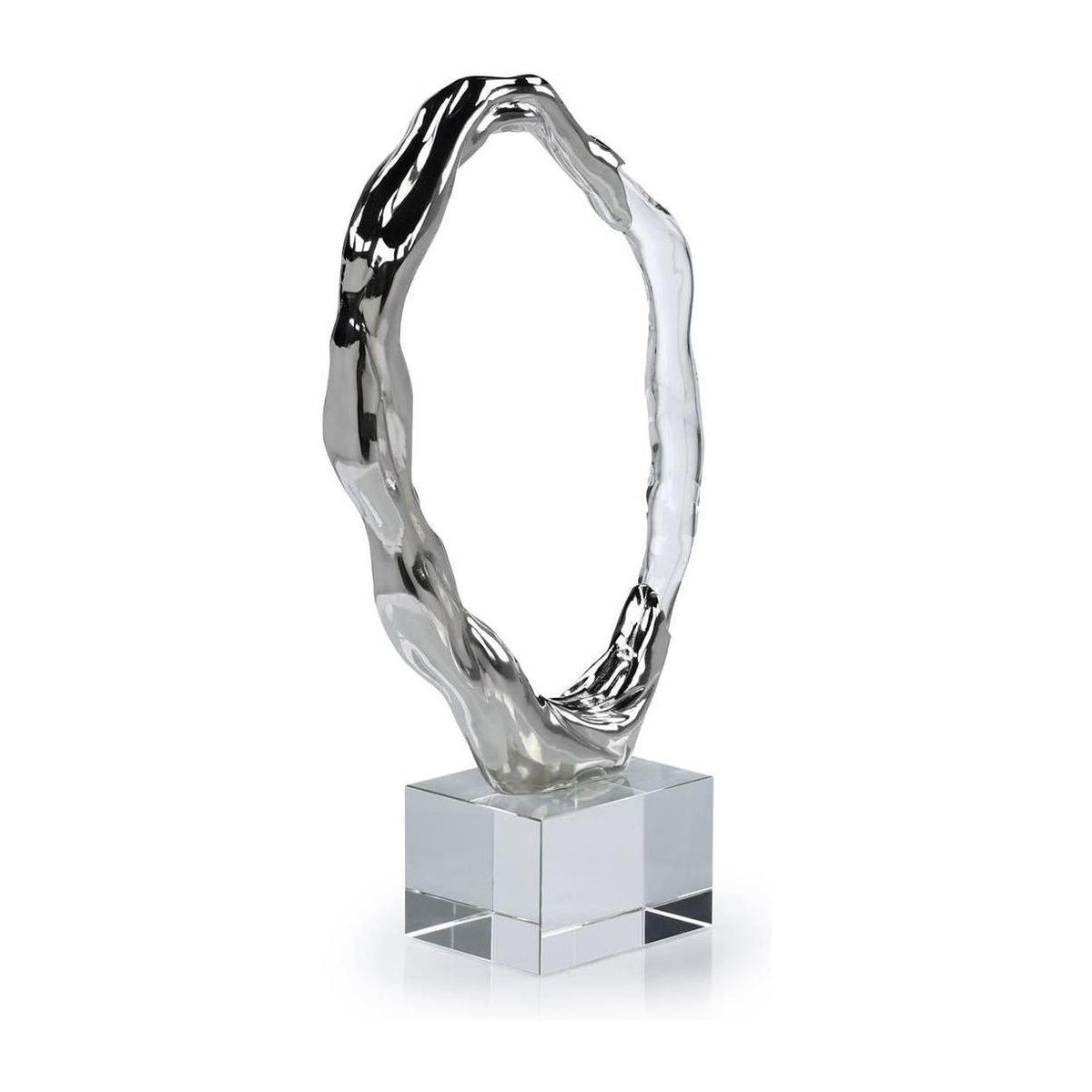 John Richard Decor Metallic Ice Sculpture