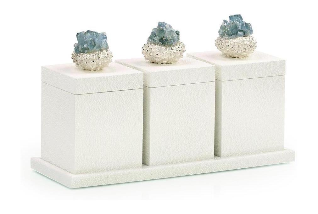 John Richard Decor Crystalline Trio Boxes