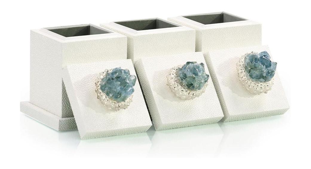 John Richard Decor Crystalline Trio Boxes